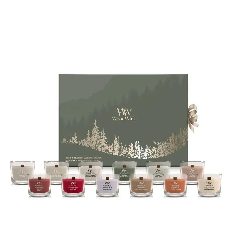 WoodWick Advent Calendar Giftset AW26 | Luxe Geurkaarsen Adventskalender