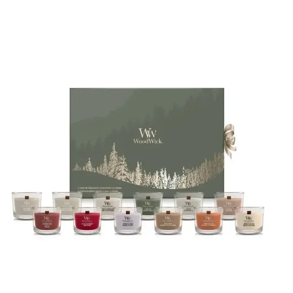 WoodWick Advent Calendar Giftset AW26 | Luxe Geurkaarsen Adventskalender