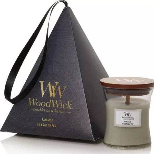 Woodwick Gift Set Mini Candle Fireside