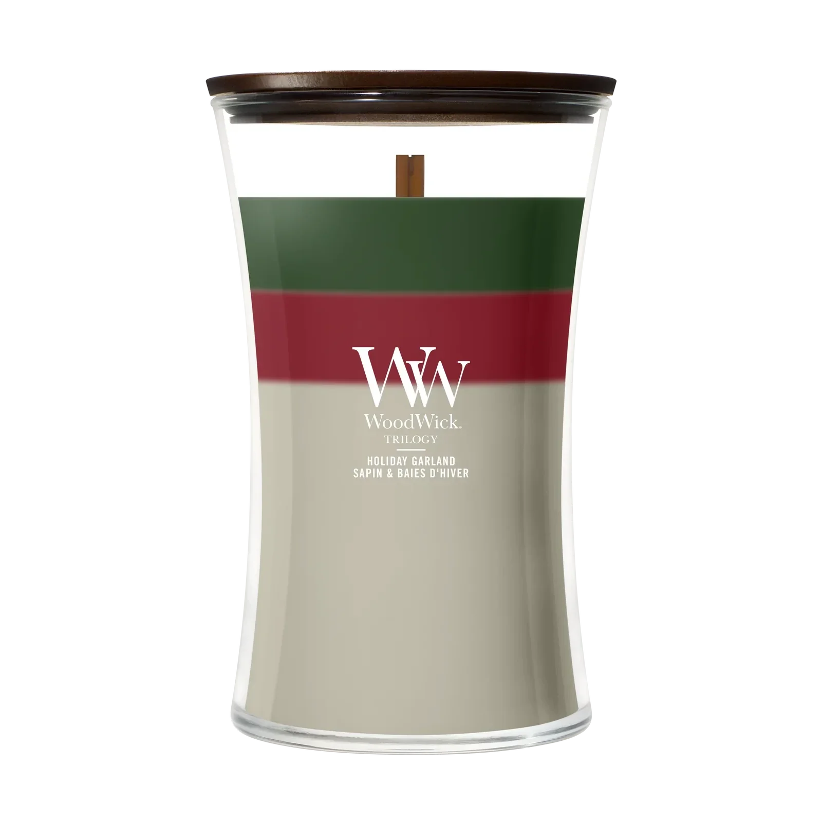 WoodWick Trilogy Holiday Garland Large Geurkaars