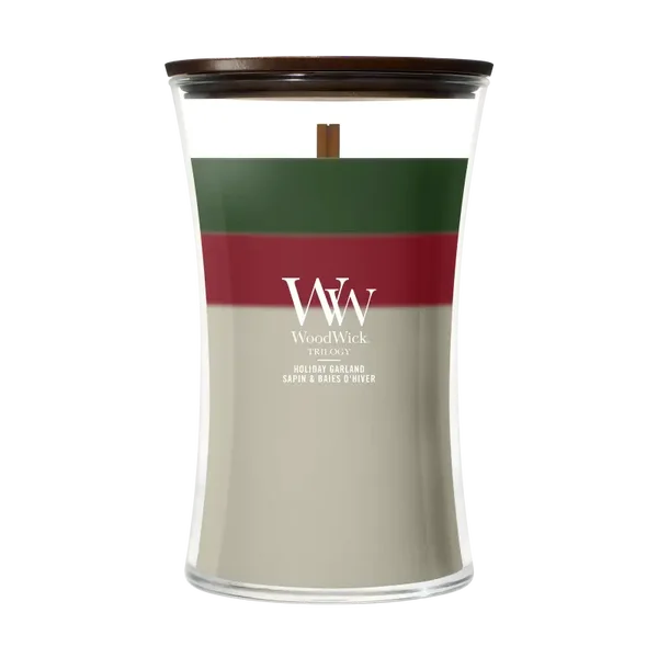 WoodWick Trilogy Holiday Garland Large Geurkaars