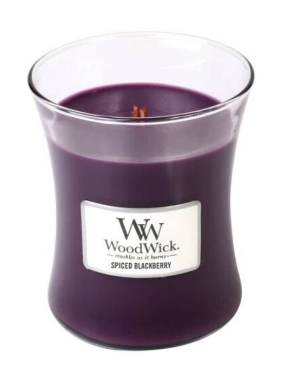 Woodwick Spiced Blackberry Medium Candle