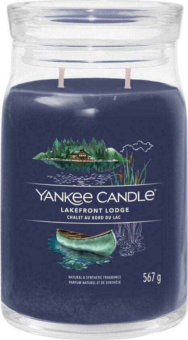 Yankee Candle Lakefront Lodge Large Jar Geurkaars – 567 g – 2 Lonten