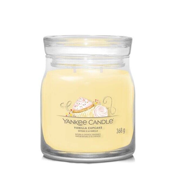 Yankee Candle Vanilla Cupcake Medium Geurkaars – 368 g – 2 Lonten