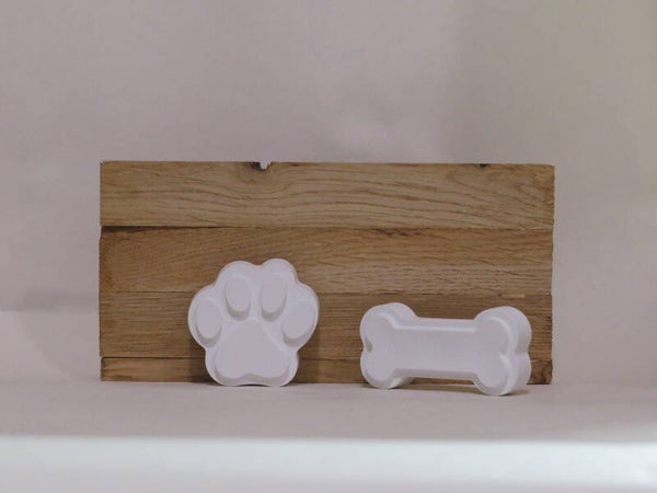 Hude Set bestehend aus Pfote & Knochen