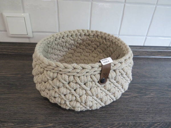 Korbschale gehäkelt