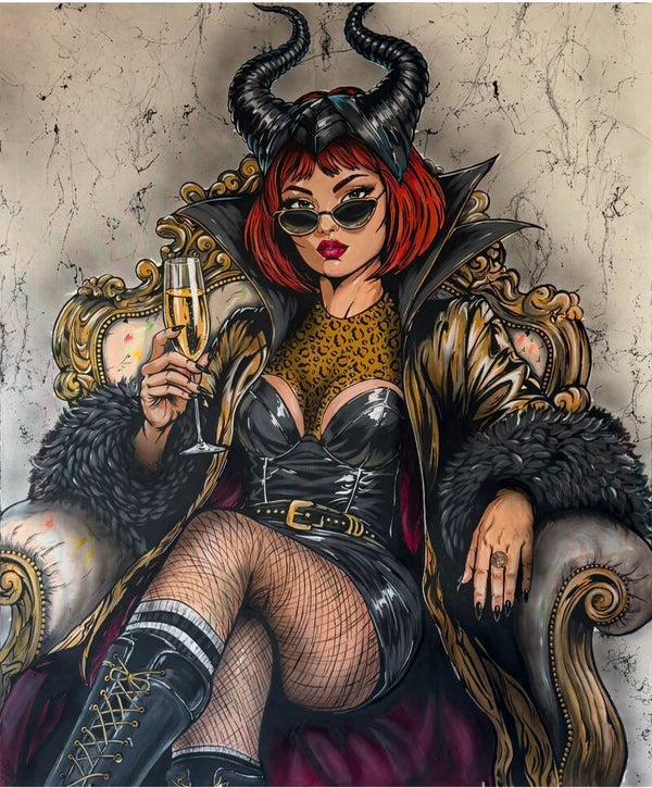 She Built her own throne