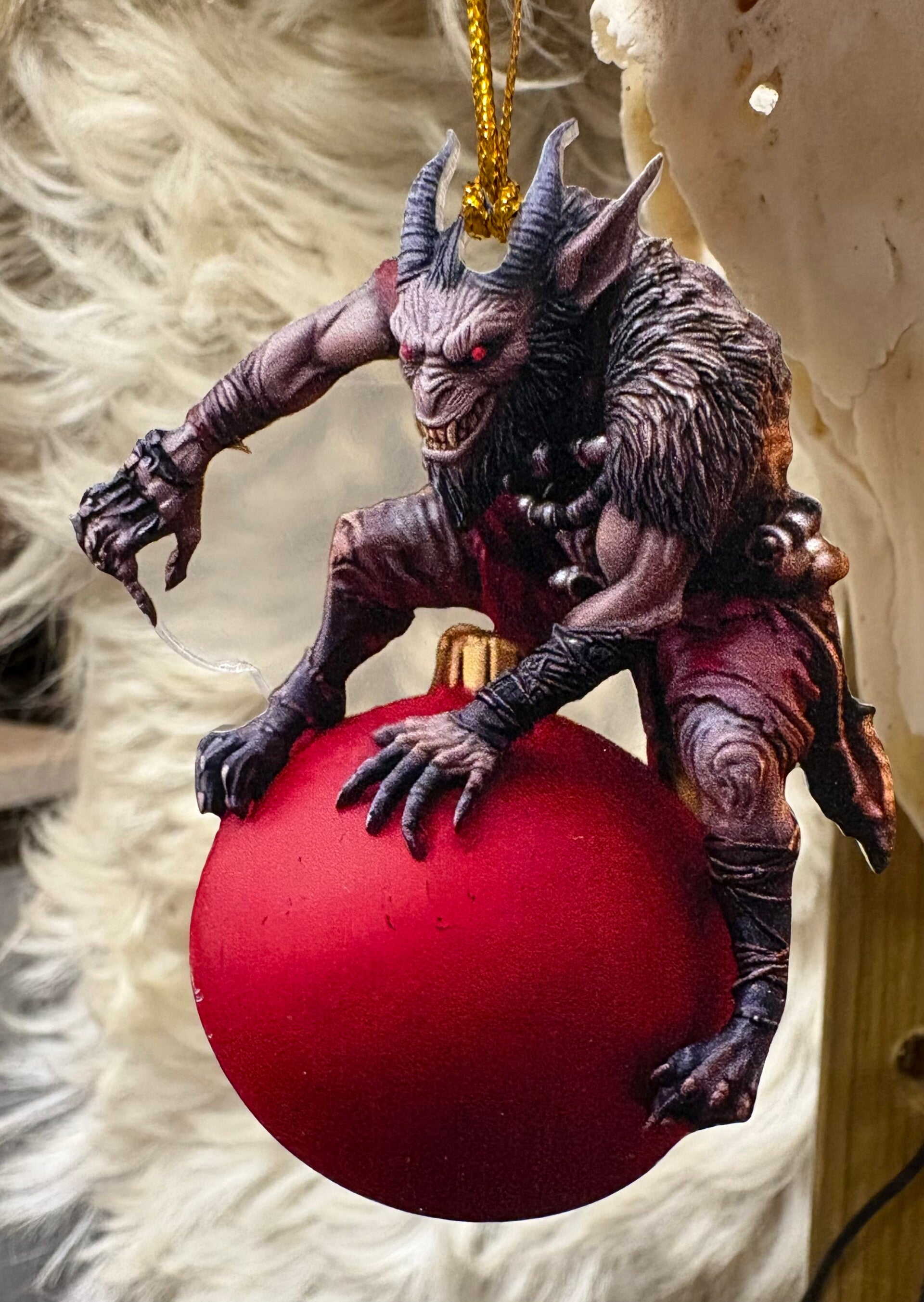 2D Krampus - Percht Kerstversiering
