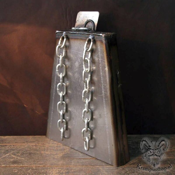 Krampus - Perchten balkenklok 30 cm hoog