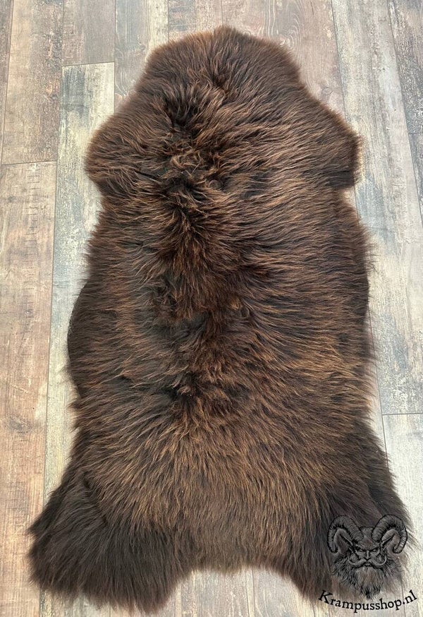 Krampus - Perchten Schapenvacht Bruin XXL