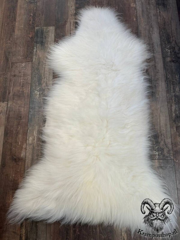 Krampus - Perchten Schapenvacht Wit XXL