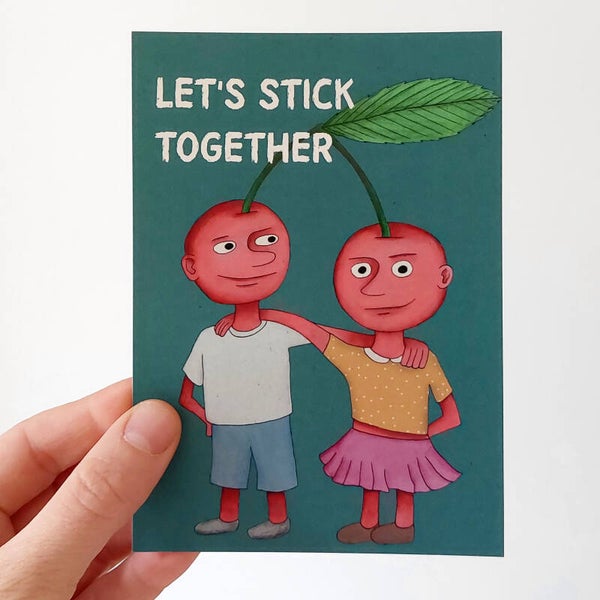 Kaart A6: Let's stick together