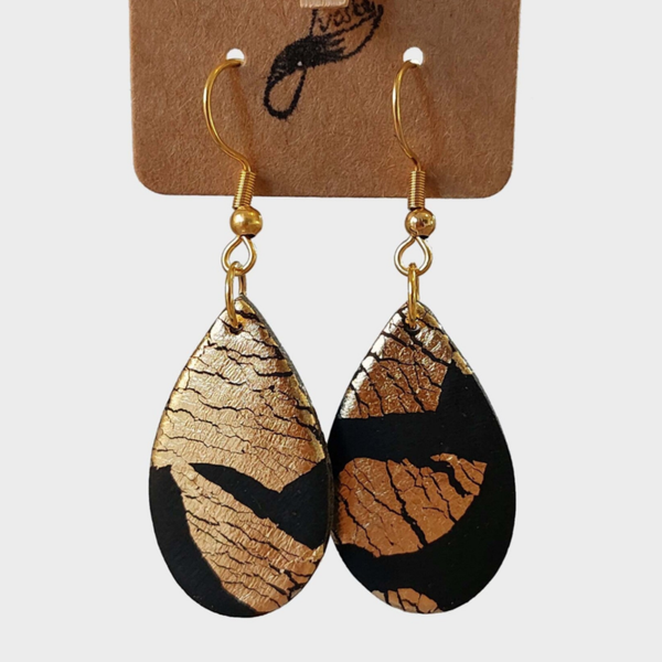 Drops black & gold (mat)