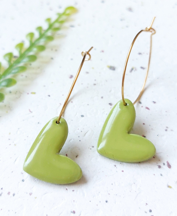 Ringetjes met groene hartjes