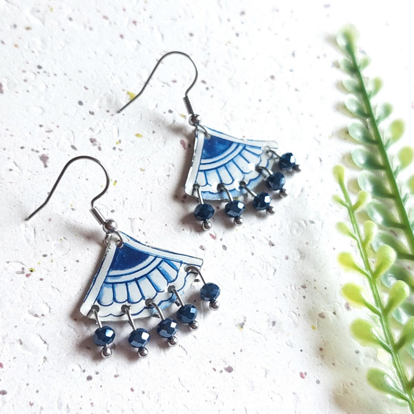 Blikvangers blauw kraaltjes