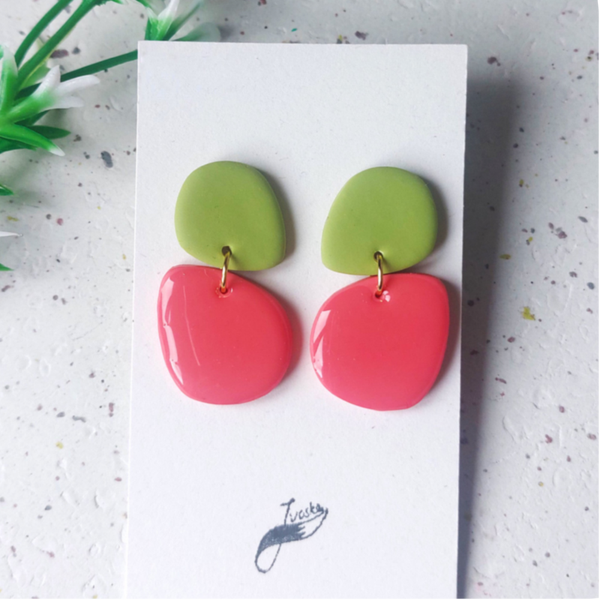 Color drops groen/roze