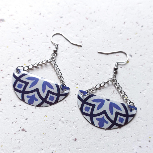 Blikvangers Azulejo blauw wit