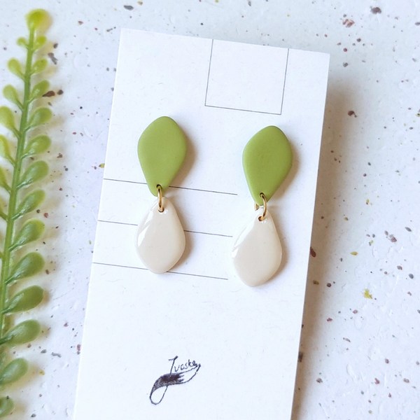 Classy drops groen/beige