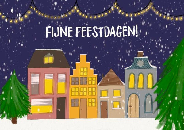 Kaart A6: Fijne feestdagen