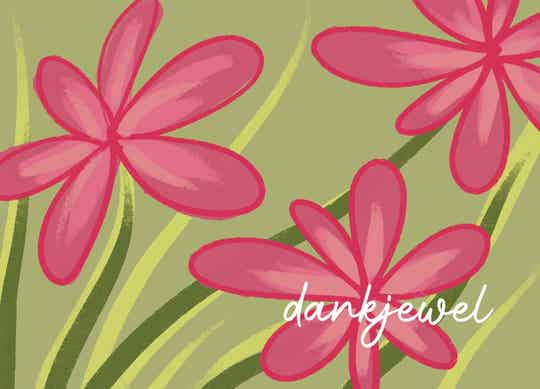 Kaart A6: Dankjewel