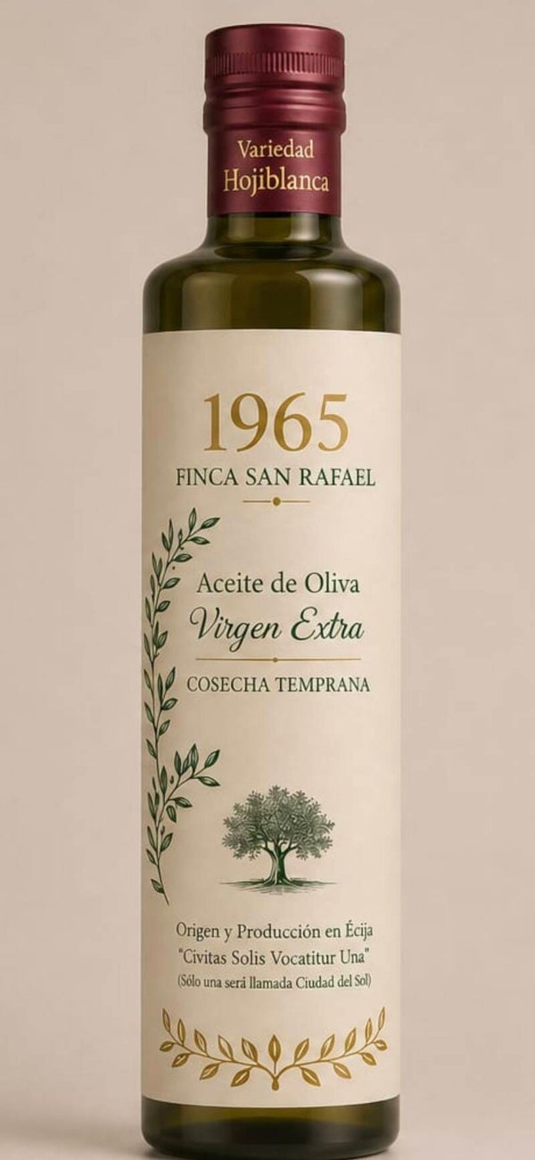 Aceite de Oliva Virgen Extra, Cosecha Temprana. Variedad Hojiblanca (Copia)