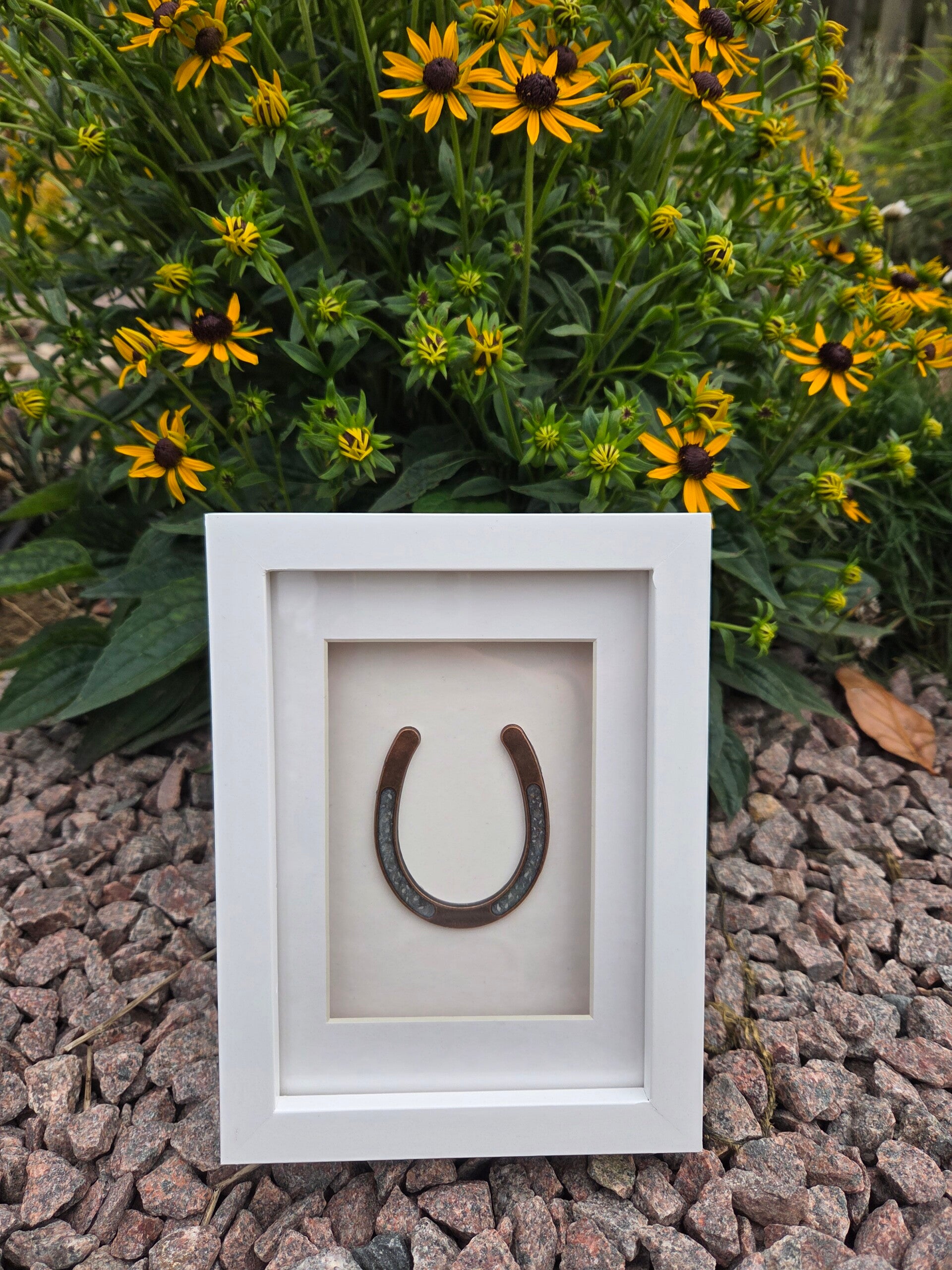 Horse Shoe box frame