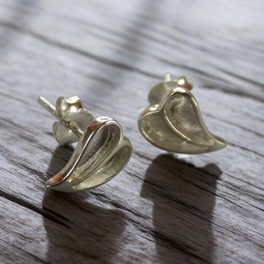 Duo Heart studs