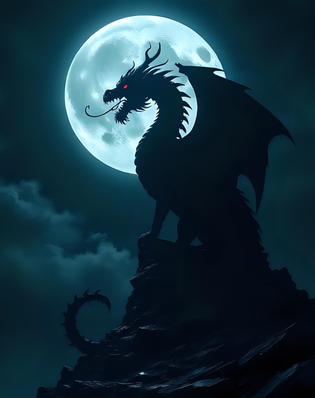 Moon dragon