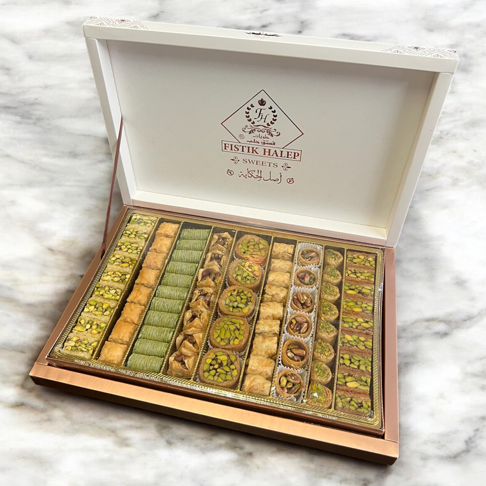 Baklava ⭐️ بقلاوة مشكل فستق اكسترا/فستق حلب