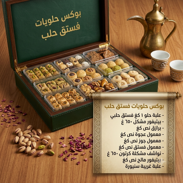 Box ⭐️ بوكس حلو فستق حلب