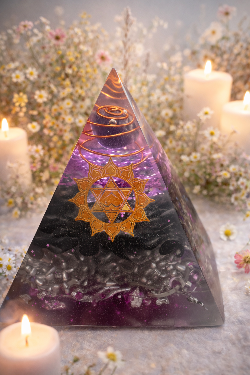 Orgonite pyramidale