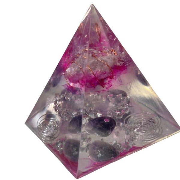 Orgonite Pyramidale Améthyste