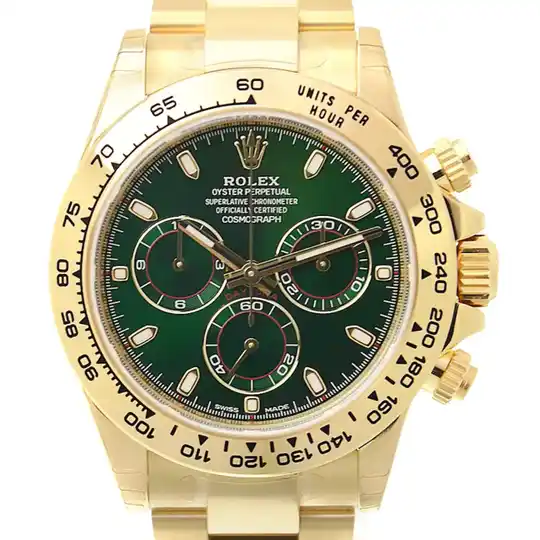 reen Dial 18K Yellow Gold Oyster