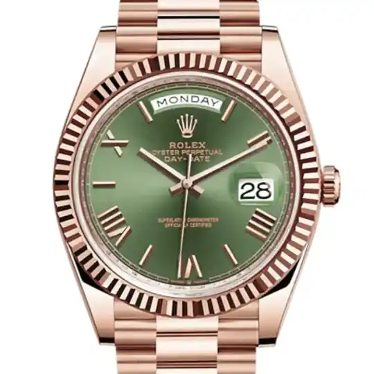 President 40mm 18ct Everose Gold