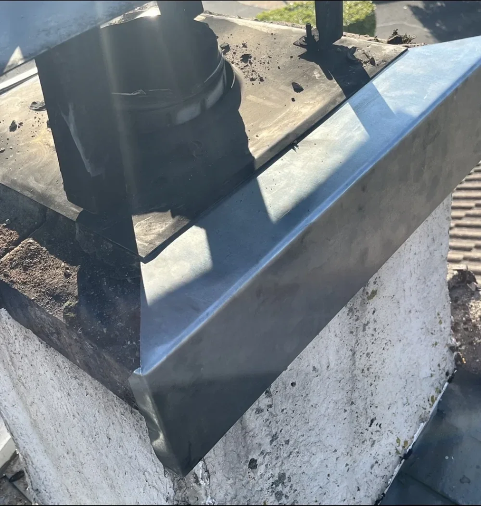 Réparation de zinc de cheminée 