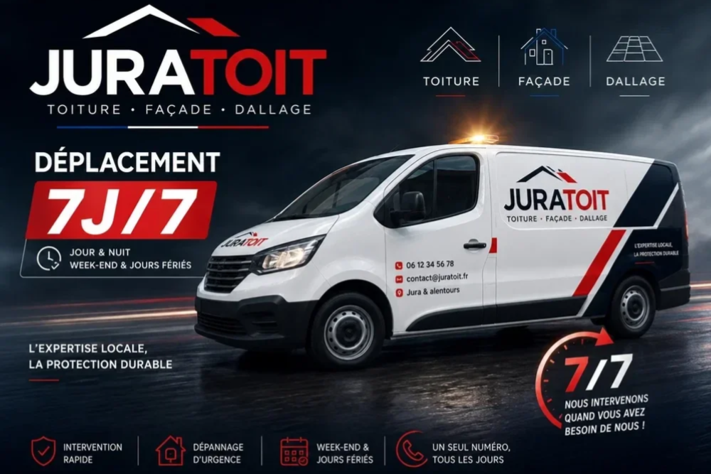 Couvreur en urgence dans Le Jura 