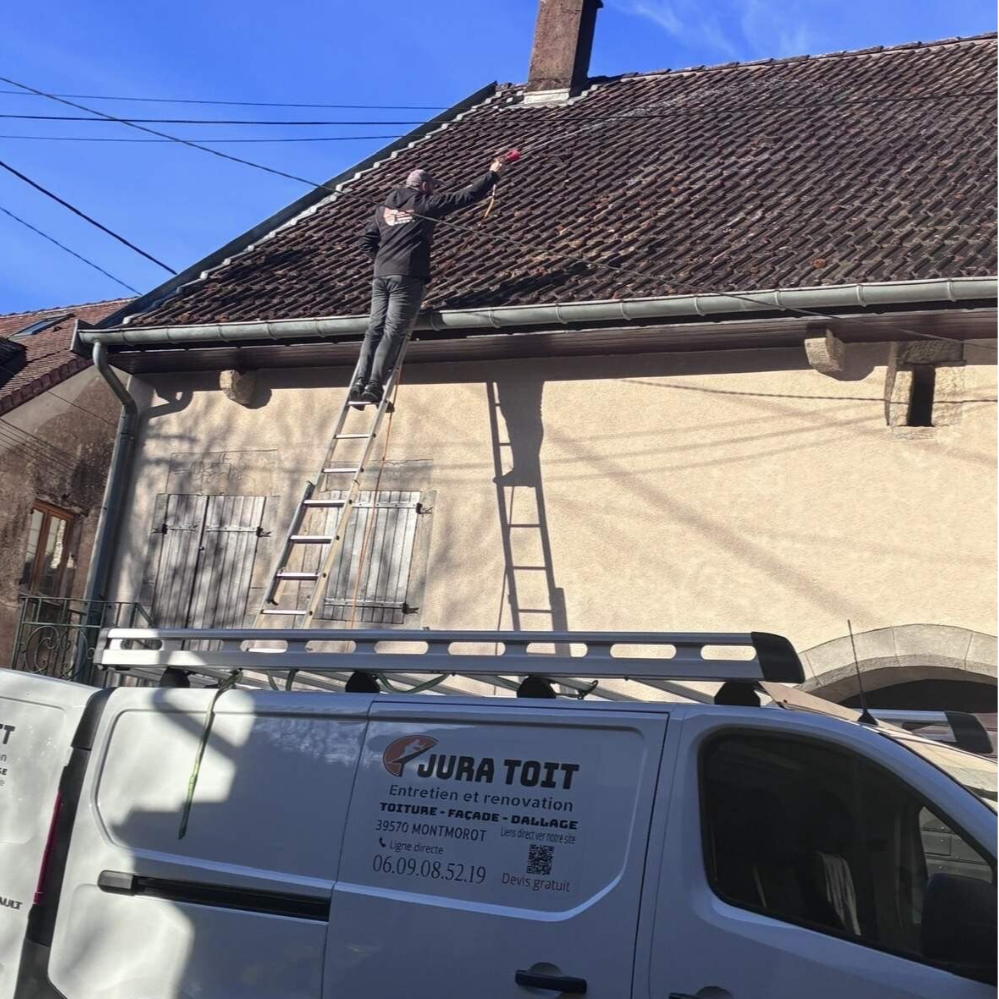 Nettoyage des tuiles 