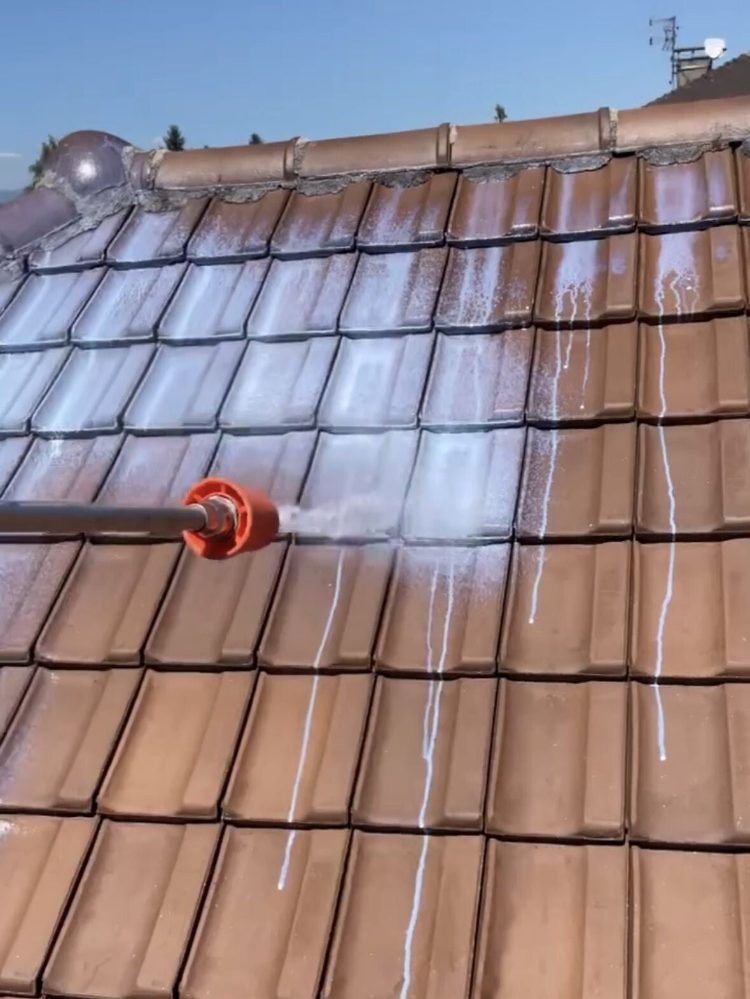 Hydrofuge sur toiture 