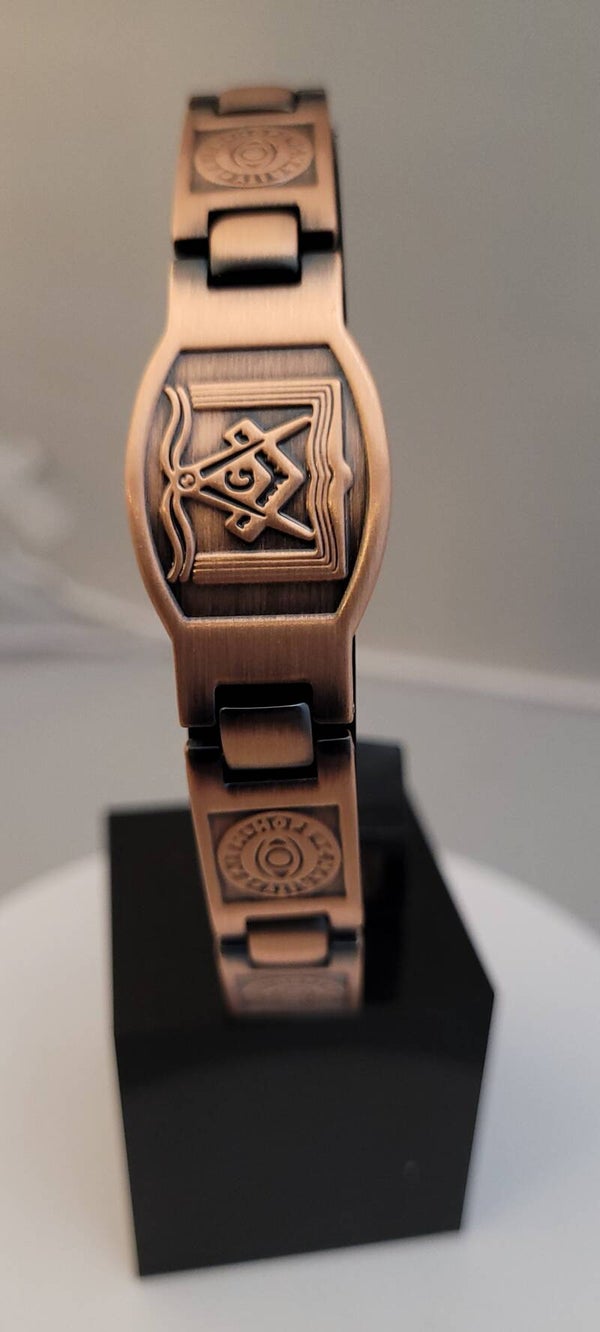 Freemason's Copper Bracelet