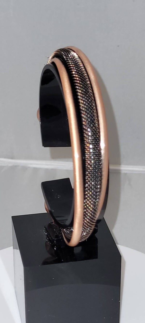 Pure Copper Tri Band Magnetic Therapy Bracelet
