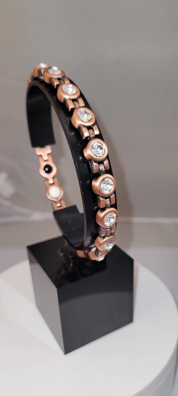 Copper & Zircon Bracelet