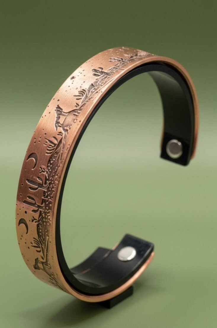 Desert Prarie Night Scene Bangle