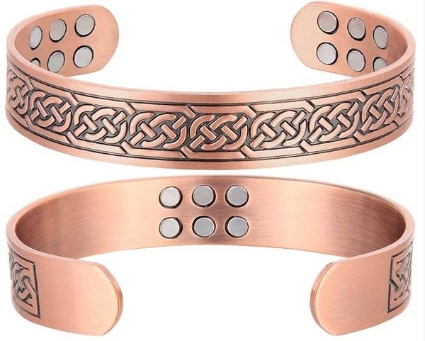 Copper Gaelic Braid Powerful (18 mag) Therapy Bracelet