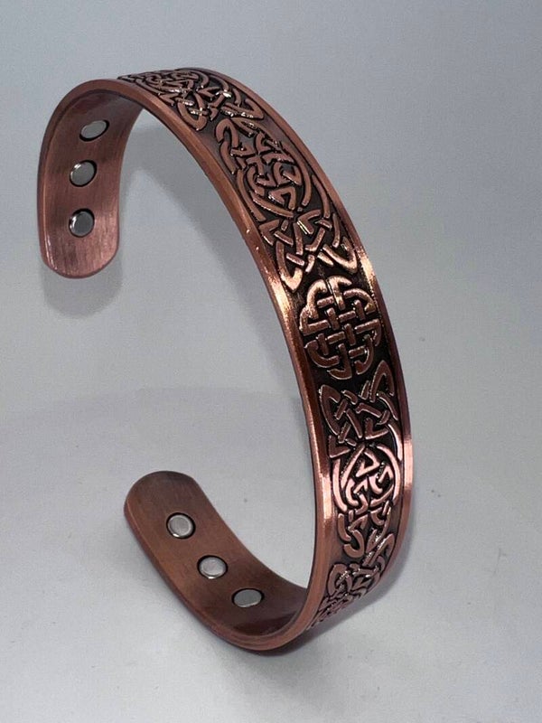 Pure Copper Gaelic Braid Druidic Therapy Bracelet