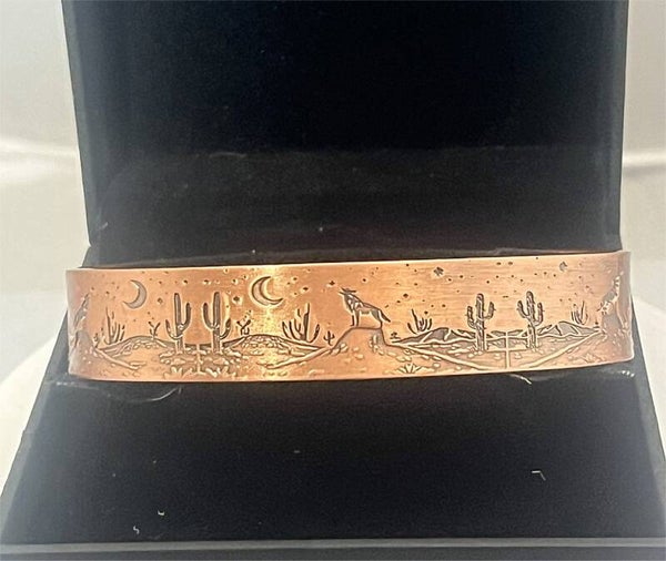 Desert Prarie Night Scene Bangle