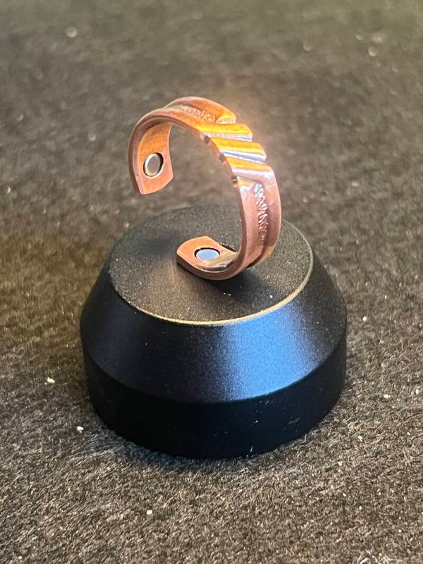 Chunky Copper Magnetic Ring