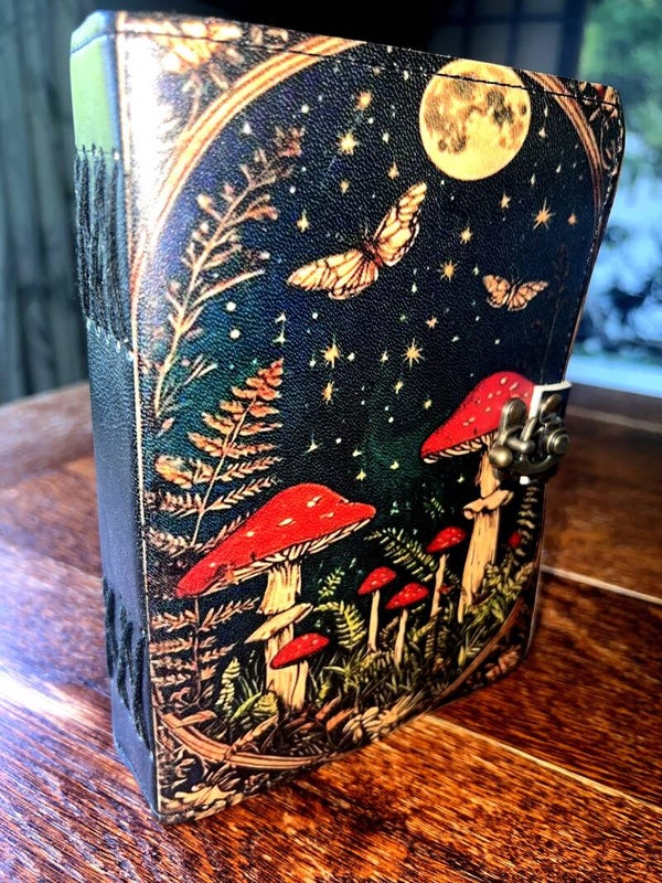 Handmade Leather bound "Book of Shadows" Journal / Notebook / Grimoire