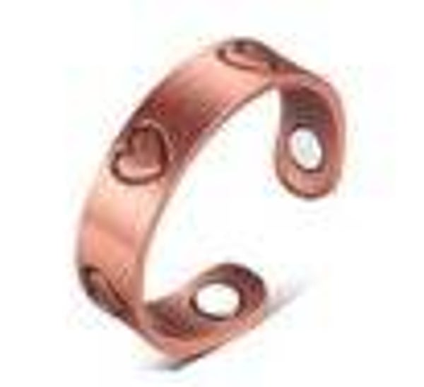 Copper Hearts Therapy Ring – Adjustable Copper Ring