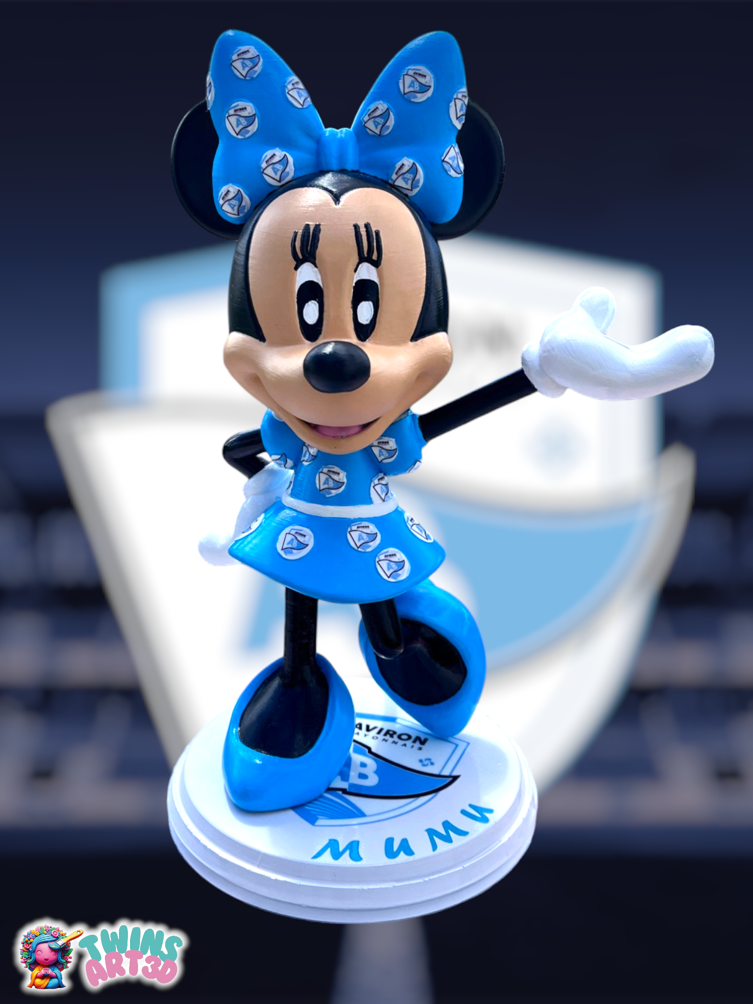 Rugby Souris- Super Héro Personnalisée