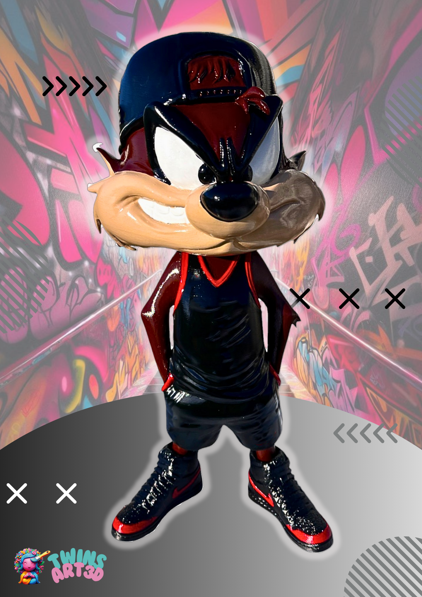 Custom Héro v8 personnalisée – Art Toy